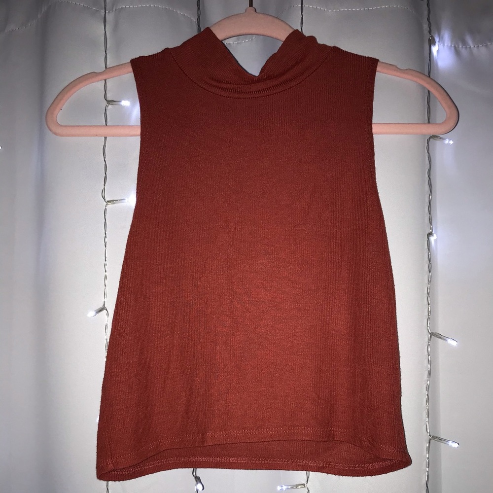 Crop turtle neck